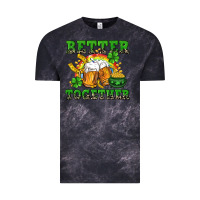 Cloud Black Better together St. Patrick's Day Vintage Tee - CowGirlArtShop