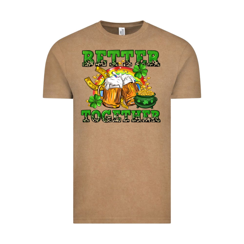 Better Together St. Patrick's Day Vintage Tee by CowGirlArtShop | Teevron