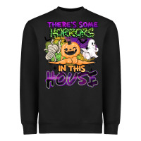 Black theres some horrors in this house Heavyweight Sweatshirt - BarkalooDesign