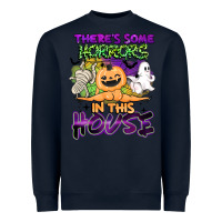 Navy theres some horrors in this house Heavyweight Sweatshirt - BarkalooDesign
