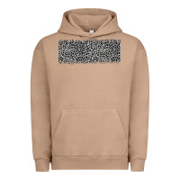 Pigment Burro grey leopard Urban Hoodie - JahusDesignShop