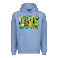 Colony Blue love st patricks day Premium Hoodie - CowhideDigitalArt
