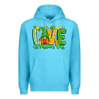 Ocean Blue love st patricks day Premium Hoodie - CowhideDigitalArt