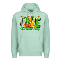Seafoam love st patricks day Premium Hoodie - CowhideDigitalArt