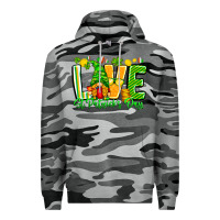 Slate Camo love st patricks day Premium Hoodie - CowhideDigitalArt