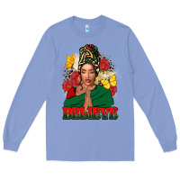 Colony Blue believe black woman Long Sleeve Tee - FaDigitalArtStudio