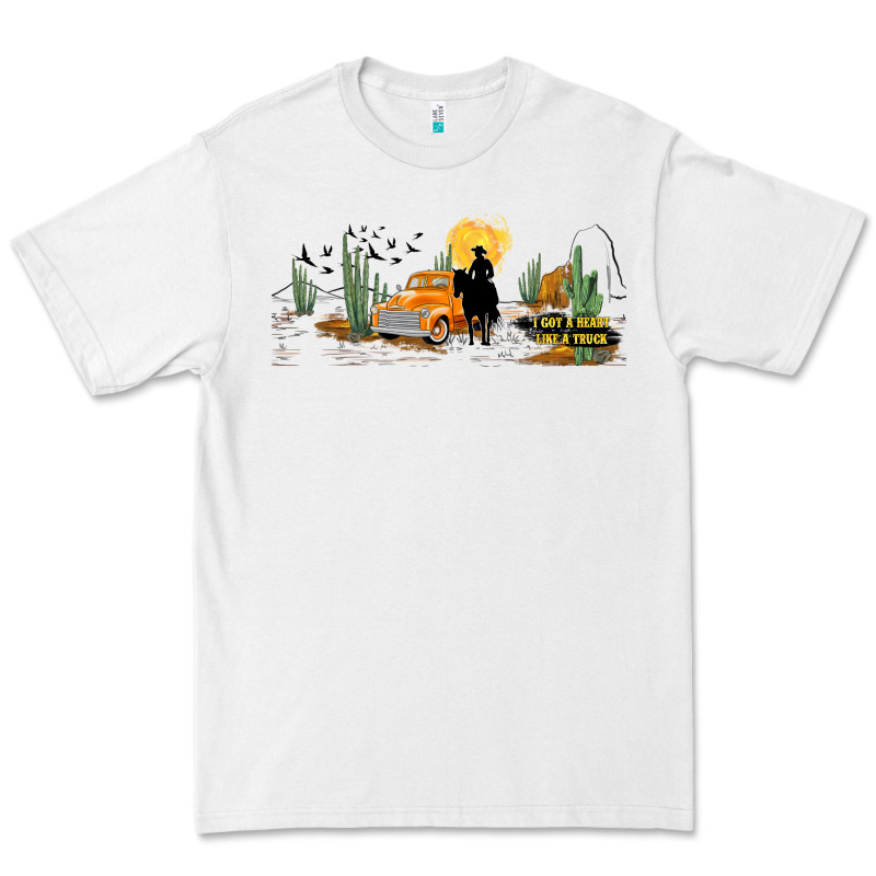 Western I Got A Heart Like A Truck Premium Tee by TumblerDesignByShophia | Teevron
