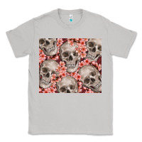 Moon Dust skulls and flowers Classic Tee - TumblerDesignByShophia