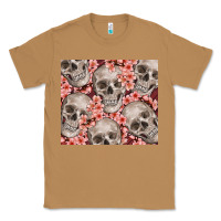 Toasted Coconut skulls and flowers Classic Tee - TumblerDesignByShophia