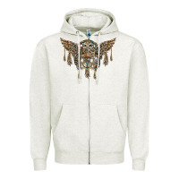 Native Dream Catcher With Owl Zipper Hoodie | Teevron
