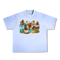 Grape Ice horses coffee cups Urban Heavy Tee - OliviaCreatesArt