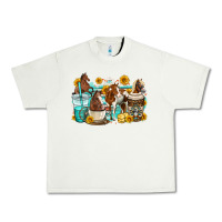 Pistachio horses coffee cups Urban Heavy Tee - OliviaCreatesArt