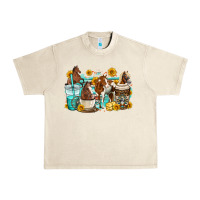 Sandshell horses coffee cups Urban Heavy Tee - OliviaCreatesArt