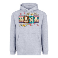 Heather Grey daisy nana Heavyweight Hoodie - AdoDesignShop