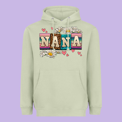 Daisy Nana Heavyweight Hoodie Designed By Adodesignshop
