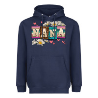 Navy daisy nana Heavyweight Hoodie - AdoDesignShop