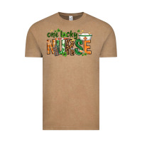 One Lucky Nurse With Elements St. Patricks Day Vintage Tee | Teevron