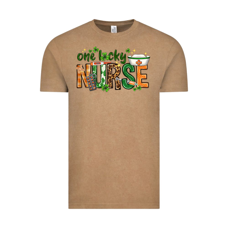 One Lucky Nurse With Elements St. Patricks Day Vintage Tee by HowdyJamesFarm | Teevron