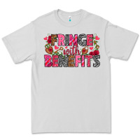 Dove Grey Fringe with benefits Valentine's Day Premium Tee - HowdyJamesFarm