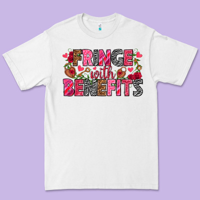 Fringe With Benefits Valentine's Day Premium Tee Designed By Howdyjamesfarm