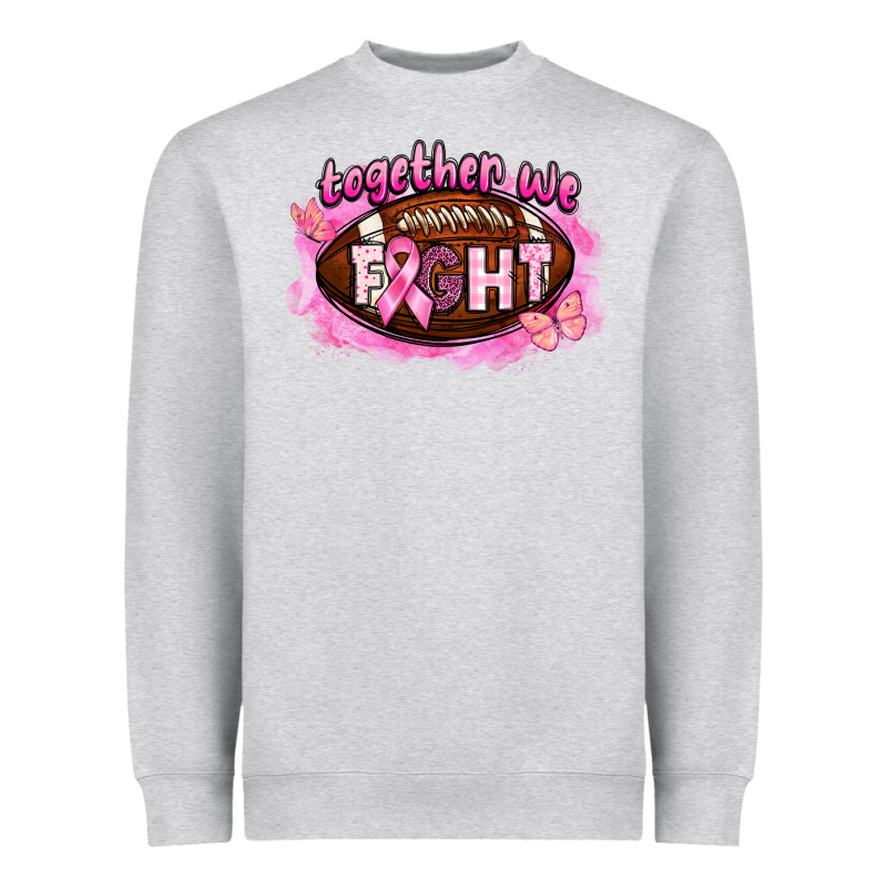 Together We Fight Football Heavyweight Sweatshirt by BarkalooDesign | Teevron