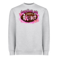 Heather Grey together we fight football Heavyweight Sweatshirt - BarkalooDesign