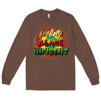 Chestnut Feeling blacknificent Long Sleeve Tee - FaDigitalArtStudio