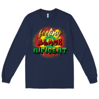 Navy Feeling blacknificent Long Sleeve Tee - FaDigitalArtStudio