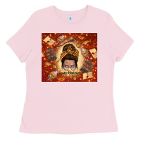 Bubblegum Pink wizard head mom Ladies Tee - TumblerDesignByShophia