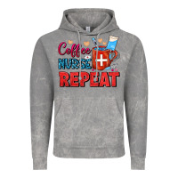 Cloud Rock Coffee Nurse Repeat Vintage Hoodie - FaDigitalArtStudio