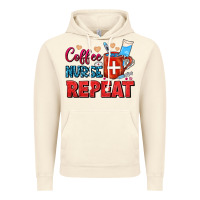 Vintage Artic Coffee Nurse Repeat Vintage Hoodie - FaDigitalArtStudio