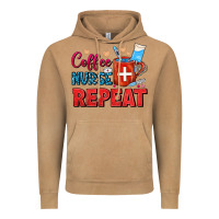 Vintage Camel Coffee Nurse Repeat Vintage Hoodie - FaDigitalArtStudio