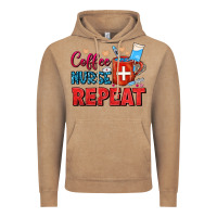 Vintage Coffee Coffee Nurse Repeat Vintage Hoodie - FaDigitalArtStudio