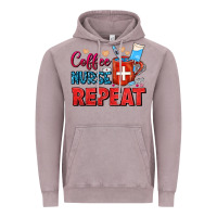 Vintage Zinc Coffee Nurse Repeat Vintage Hoodie - FaDigitalArtStudio