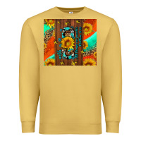 Antique Gold with god all things are possible Premium Sweatshirt - AdoDesignShop