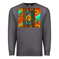 Charcoal Heather with god all things are possible Premium Sweatshirt - AdoDesignShop