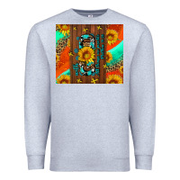 Heather Grey with god all things are possible Premium Sweatshirt - AdoDesignShop