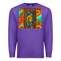 Purple with god all things are possible Premium Sweatshirt - AdoDesignShop