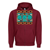 Burgundy gemstone tumbler Zipper Hoodie - BarkalooDesign