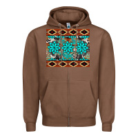 Chestnut gemstone tumbler Zipper Hoodie - BarkalooDesign