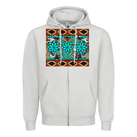 Dove Grey gemstone tumbler Zipper Hoodie - BarkalooDesign