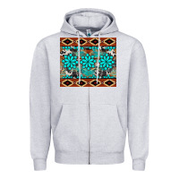 Heather Grey gemstone tumbler Zipper Hoodie - BarkalooDesign