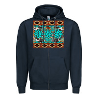Navy gemstone tumbler Zipper Hoodie - BarkalooDesign