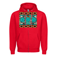 Red gemstone tumbler Zipper Hoodie - BarkalooDesign