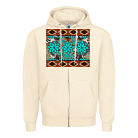 Sandshell gemstone tumbler Zipper Hoodie - BarkalooDesign