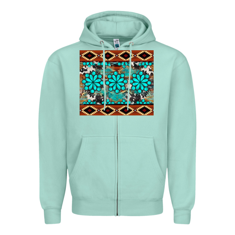 Gemstone Tumbler Zipper Hoodie by BarkalooDesign | Teevron