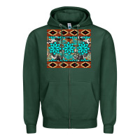 Sports Green gemstone tumbler Zipper Hoodie - BarkalooDesign