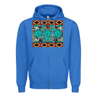 True Royal gemstone tumbler Zipper Hoodie - BarkalooDesign