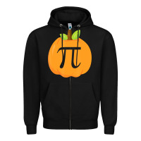 Black funny halloween and thanksgiving pumpkin pi math  gifts Zipper Hoodie - maiPhamDesign