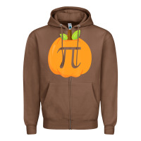 Chestnut funny halloween and thanksgiving pumpkin pi math  gifts Zipper Hoodie - maiPhamDesign